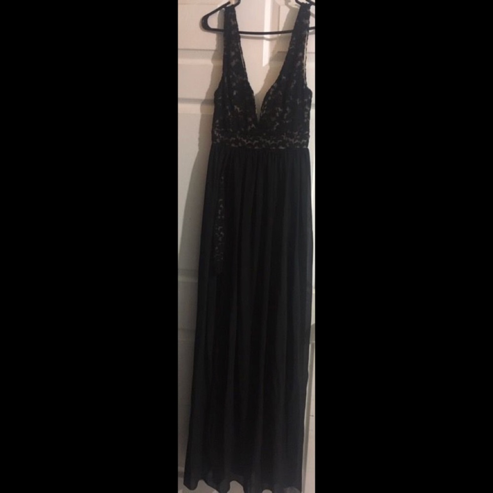 Long black dress